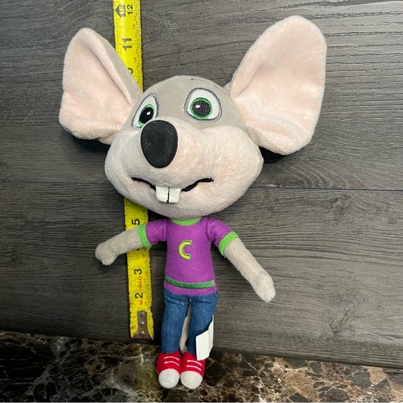CHUCK E. CHEESE "BIG HEAD" PLUSH STUFFED TOY - Picture 6 of 7